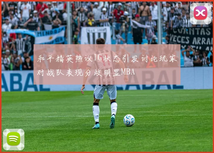 和平精英热议IG状态引发讨论玩家对战队表现分歧明显MBA